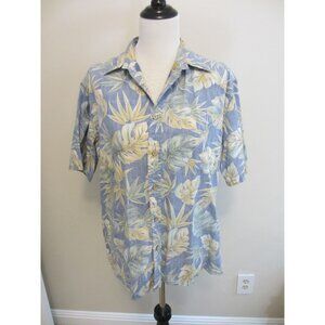 COOKE STREET HONOLULU BLUE HAWAIIAN SHIRT MEDIUM MENS